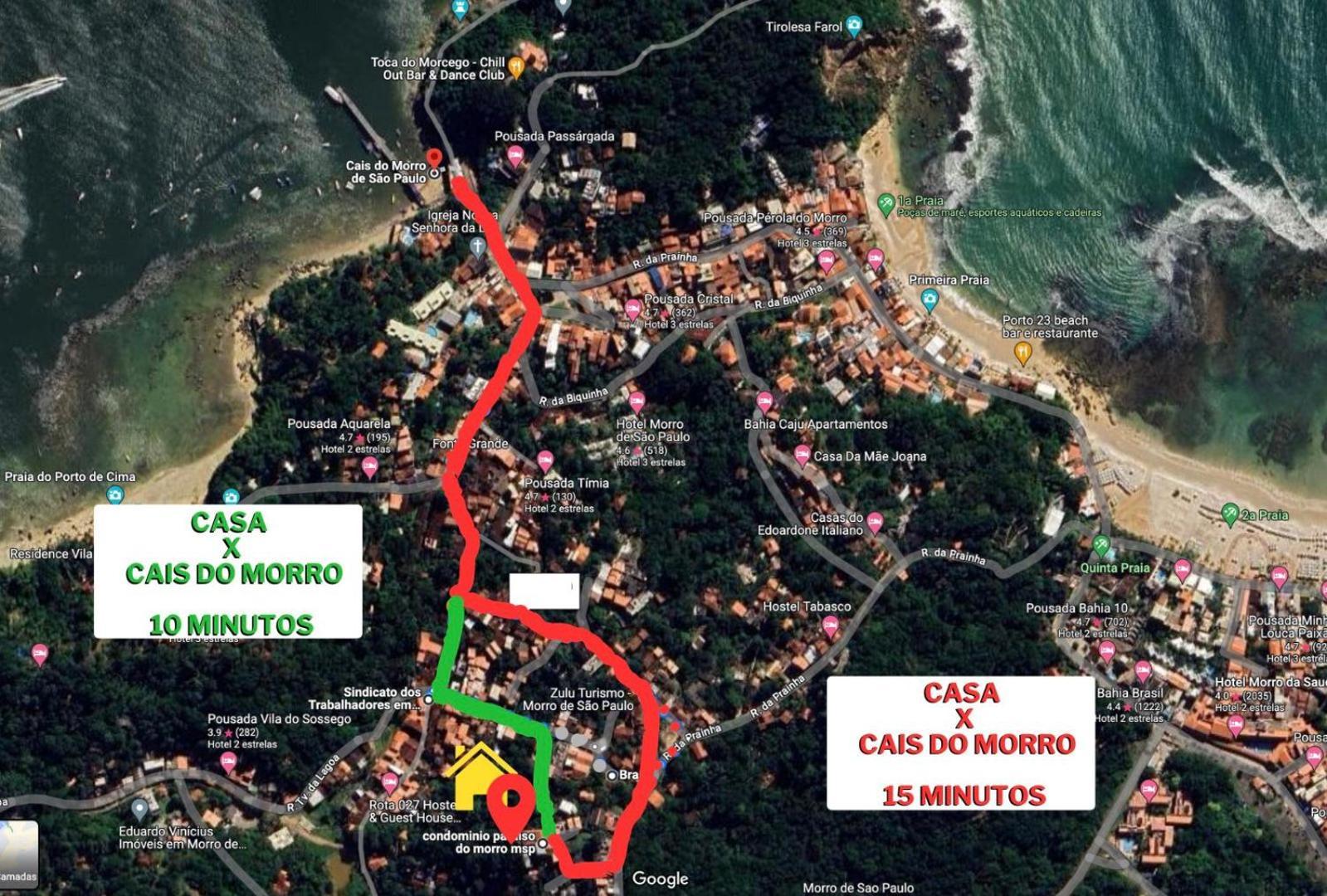 莫罗圣保罗Bella Vida Casa Azul公寓 外观 照片